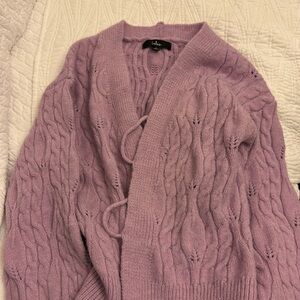 Lulus Lilac Knit Sweater S